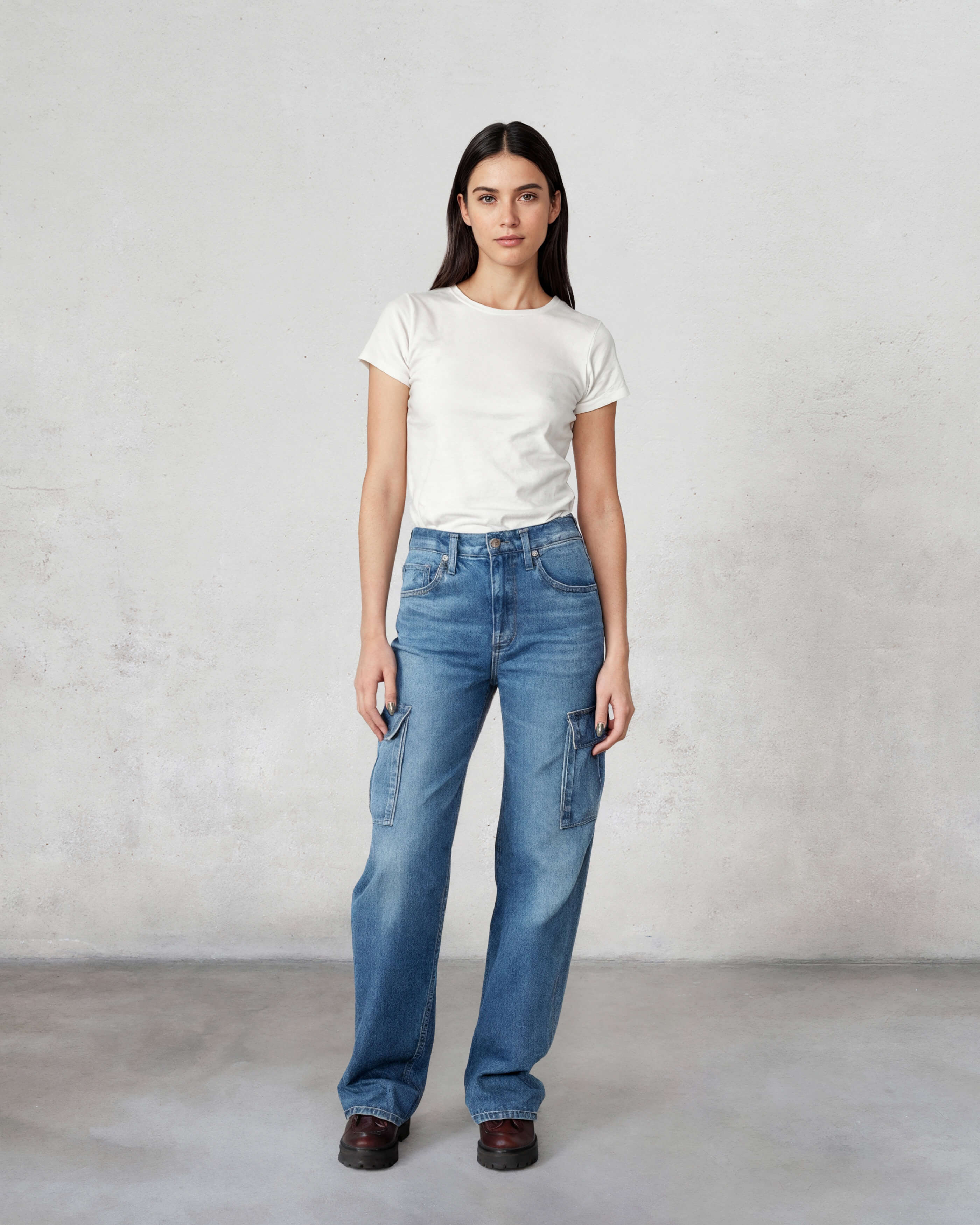 Elevate your workwear style with the Cora Cargo Pant in Space. Perfect for work or play, these versatile pants transition effortlessly from day to night.