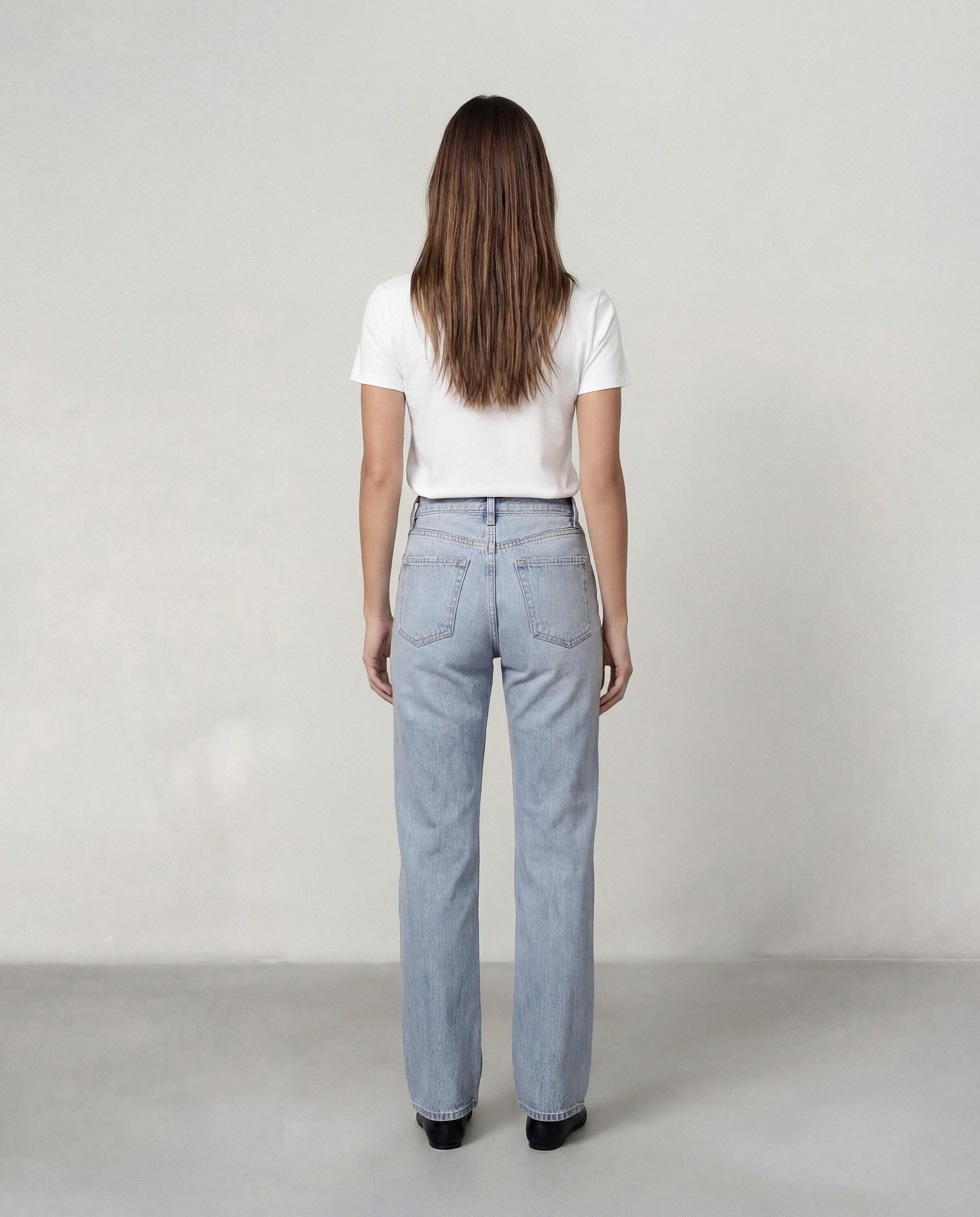 Shop EDWIN USA's Kadence straight leg Balboa jeans for premium women's denim with a classic fit, crafted in the USA for style and comfort.