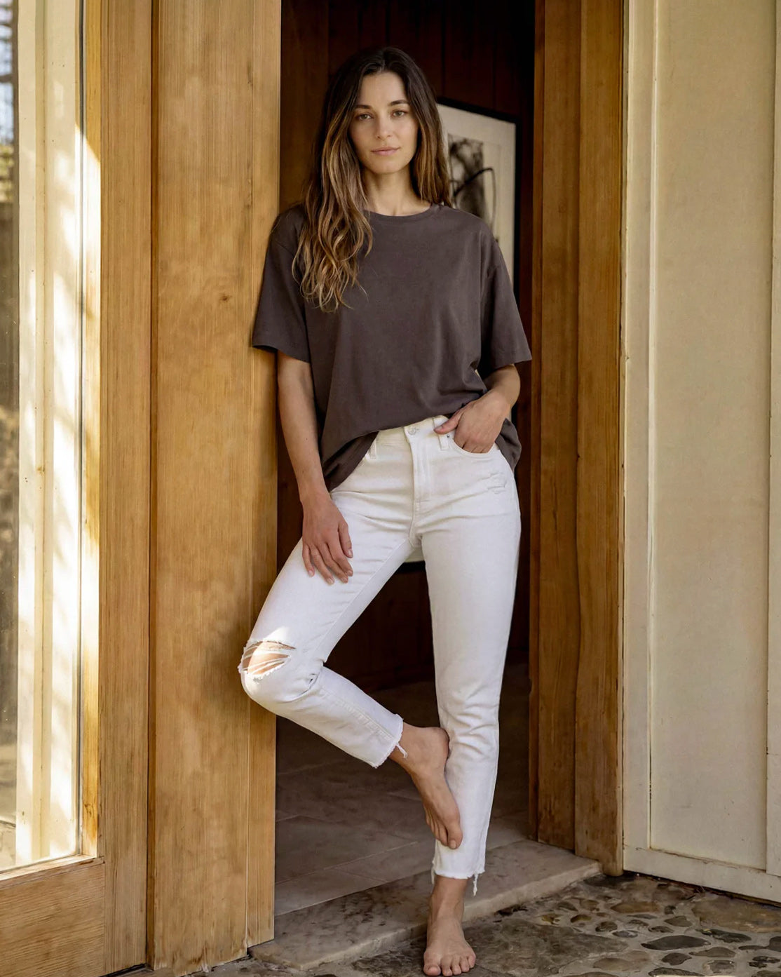 Bree - Destructed Optic White