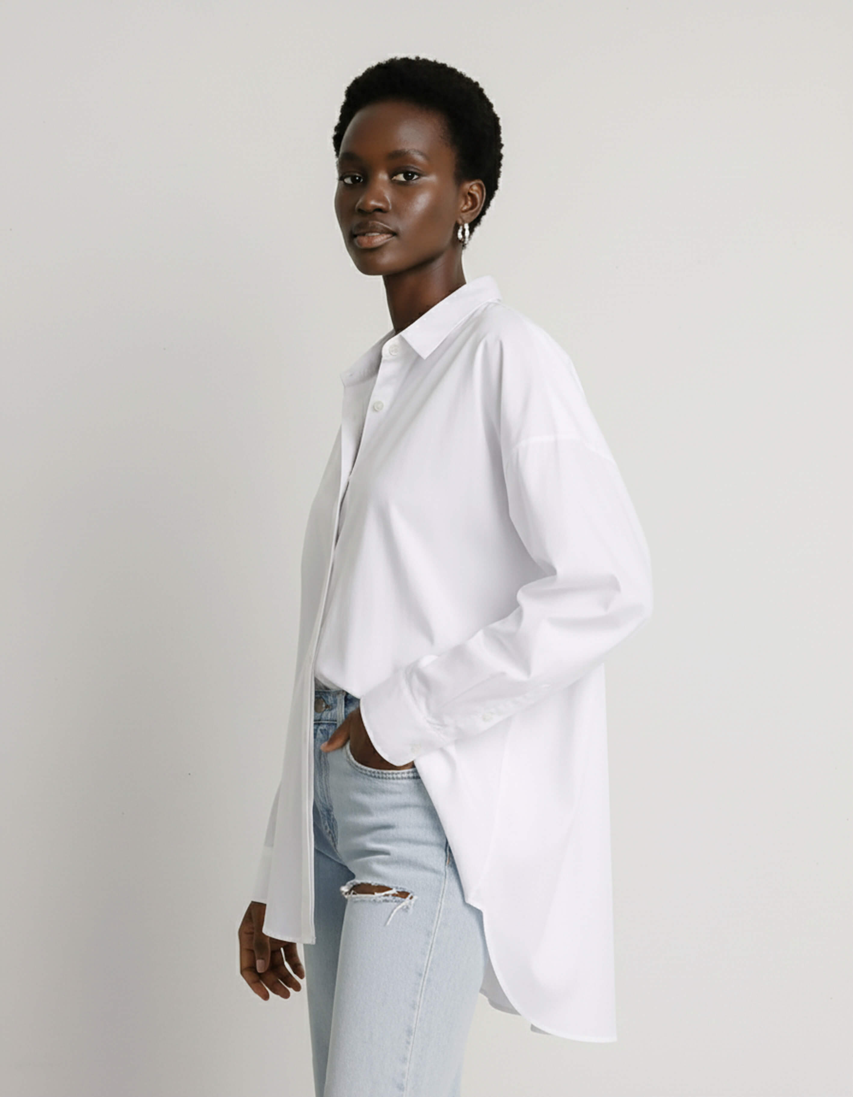 Shop EDWIN USA's Nova Relaxed Wide Leg Breeze jeans, premium USA made jeans for women with a stylish forward seam and comfortable relaxed fit.