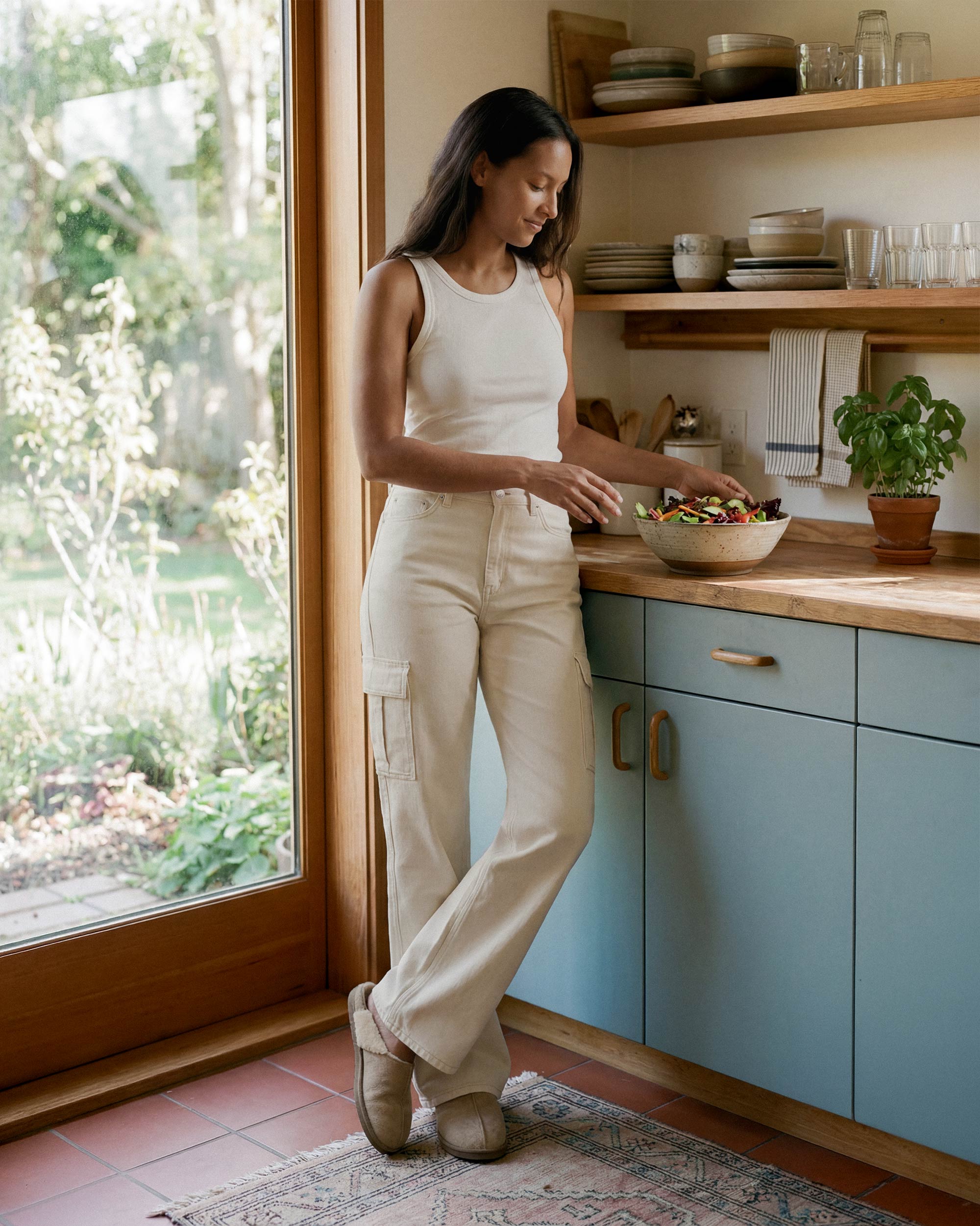 Elevate your workwear style with the Cora Cargo Pant in Monochrome. Perfect for work or play, these versatile pants transition effortlessly from day to night.