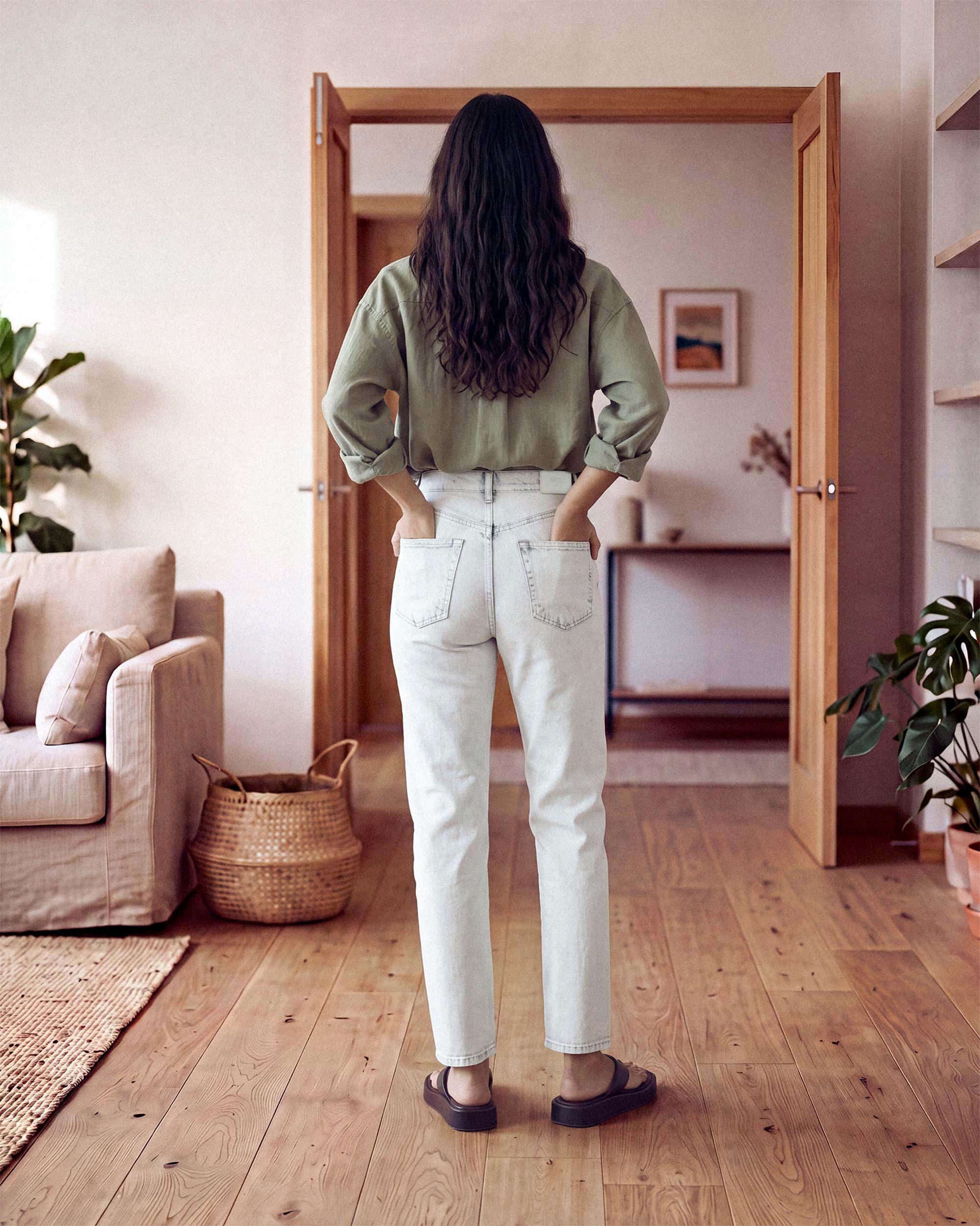 Hana Vintage Straight - Wallflower