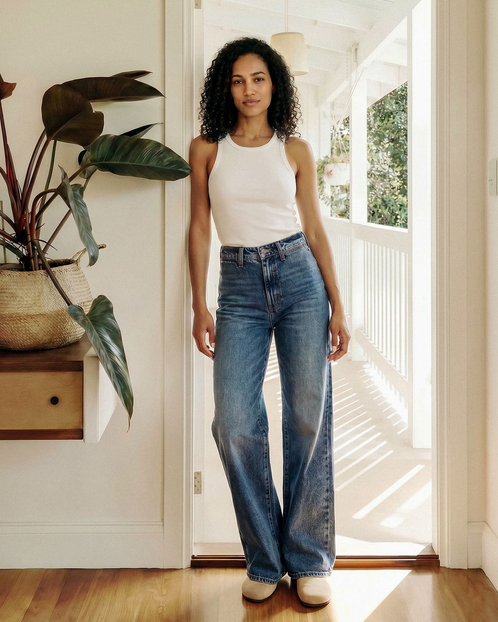 Elevate your fall wardrobe with the Iris Palazzo pant. This high-waisted, slim wide-leg design combines comfort and style, perfect for any occasion. Shop now!