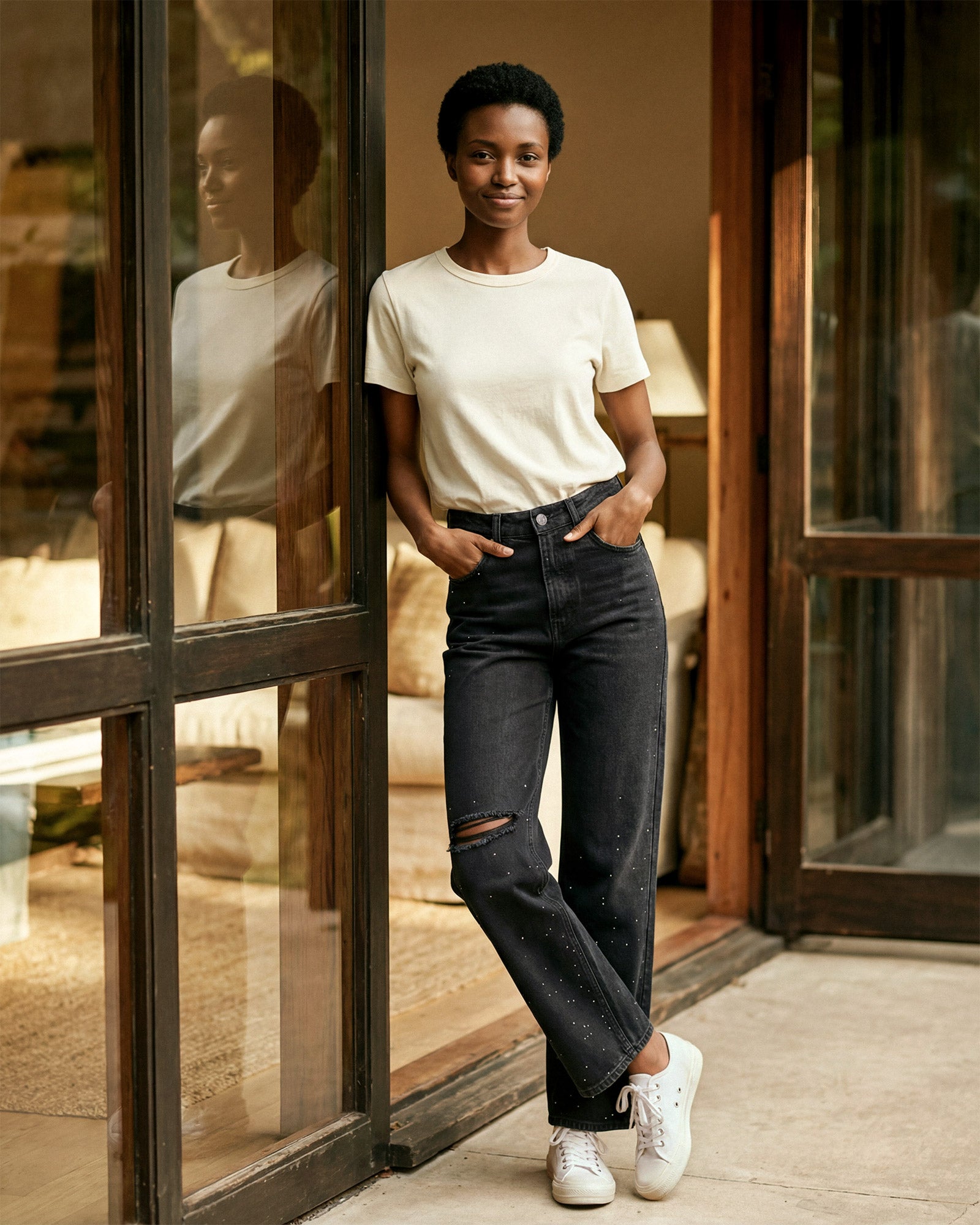 Discover the Edwin Kali Ankle in Ariel, a stylish blend of 90's nostalgia with a high-rise waist and relaxed boyfriend fit for ultimate comfort and versatility.