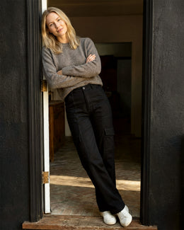 Keegan Cargo Pant || Coated Black