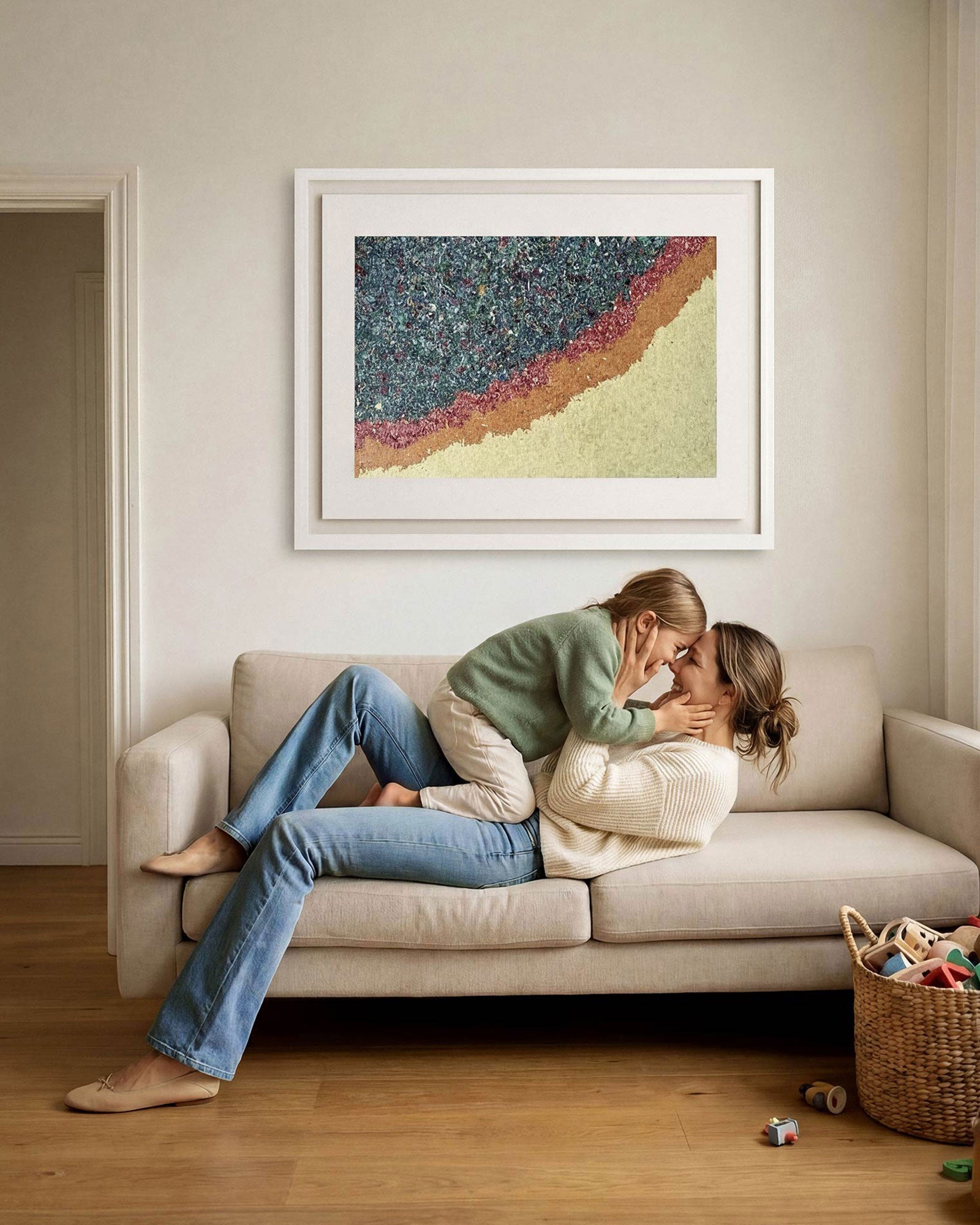 Lark Bootcut Mid Rise in HANSON. Built with regenerative cotton for conscious comfort. Cut and sewn in California, offering lasting comfort with a flattering fit.