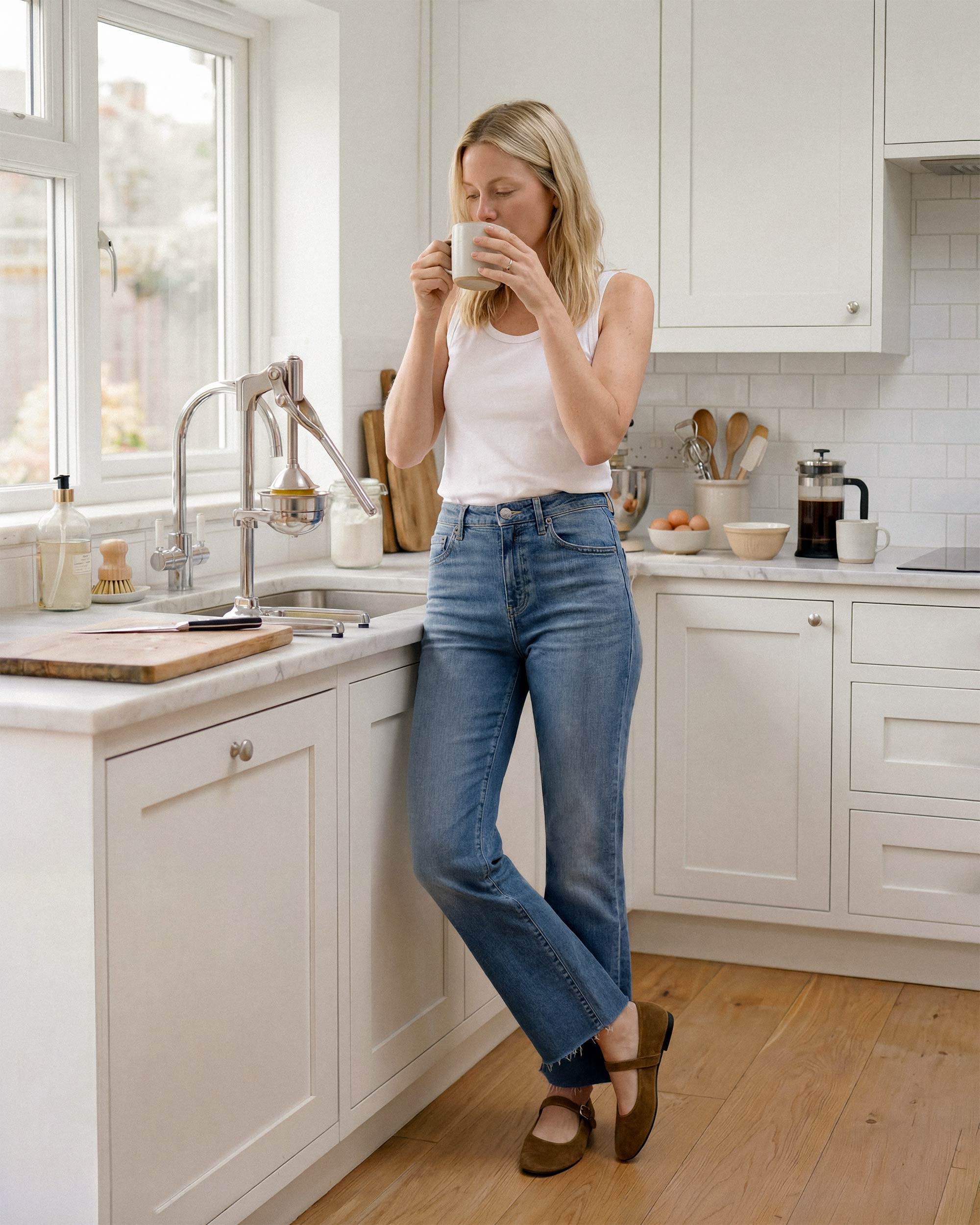 Discover the Edwin Lark Bootcut with Raw Hem in Emory, a stylish mid-rise jean that offers a flattering fit and a modern twist on classic bootcut design!