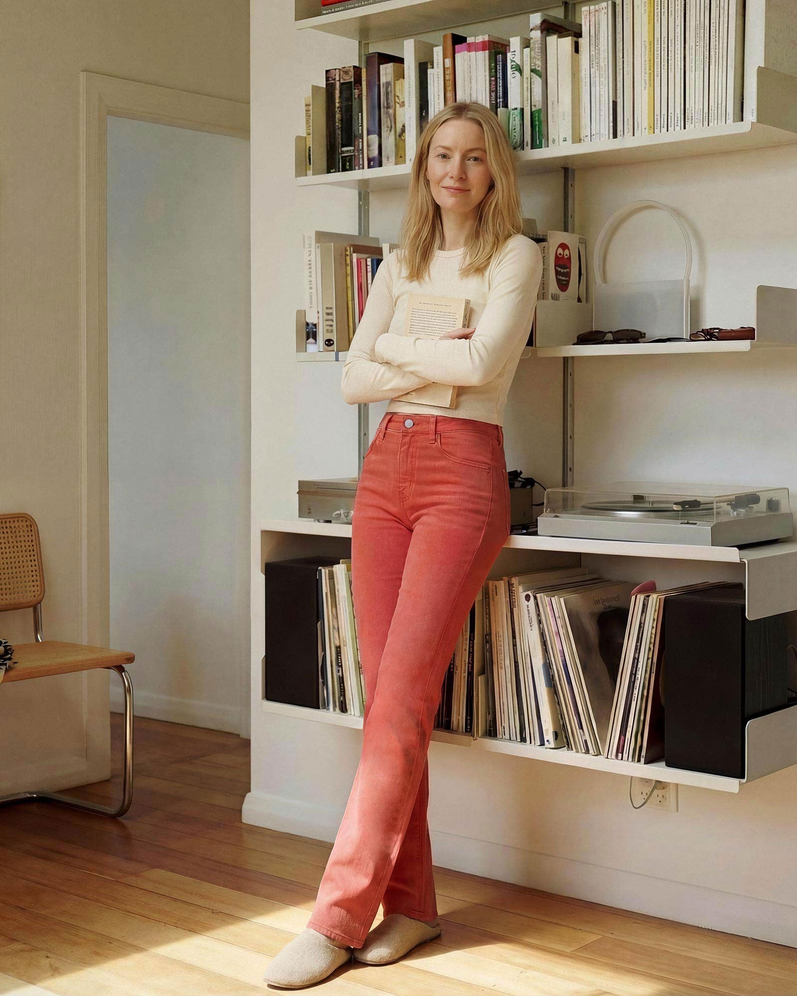 Shop EDWIN USA's Lark Bootcut Azalea Pink, high quality bootcut jeans for women designed for a flattering fit and vibrant style.