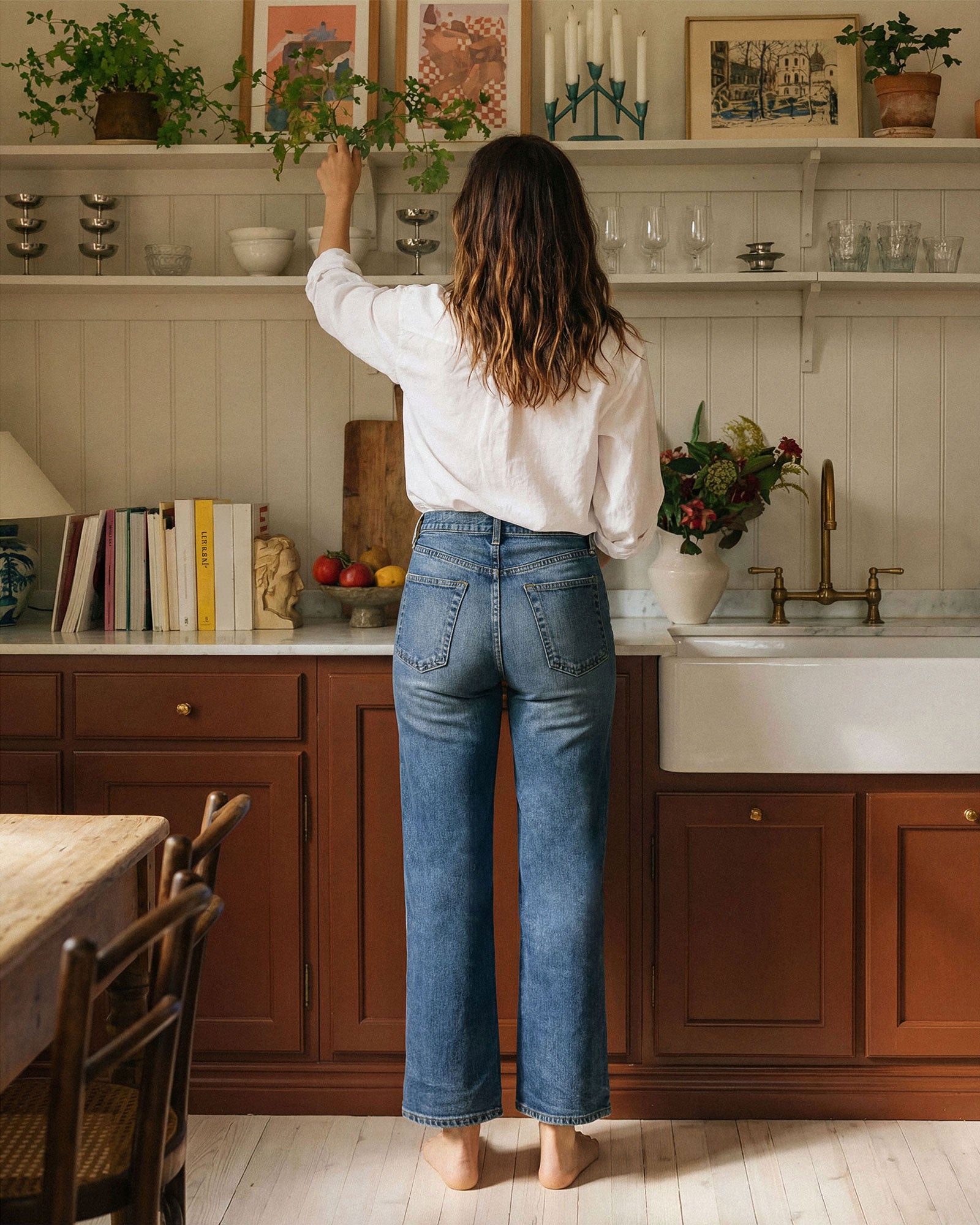 Shop EDWIN USA for Marli wide leg jeans for women, crafted with premium denim for comfort and style. Perfect for a chic, casual look.