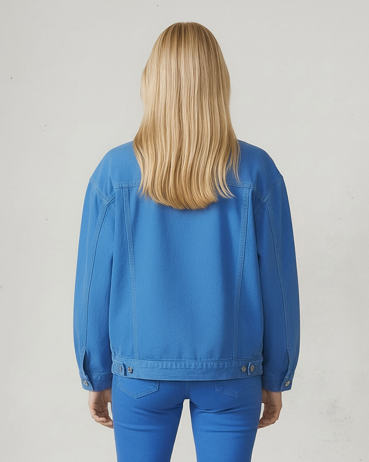 Shop EDWIN USA for the Cameron Trucker Jacket in Nebulas Blue, a stylish women's jean jacket USA made with premium quality and classic design.