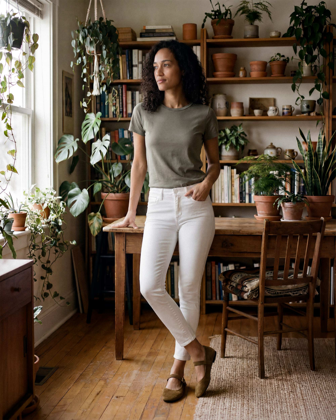 Discover the PIXIE in Optic White, a mid-rise women's skinny jean with a sleek silhouette and super skinny fit, perfect for any occasion!