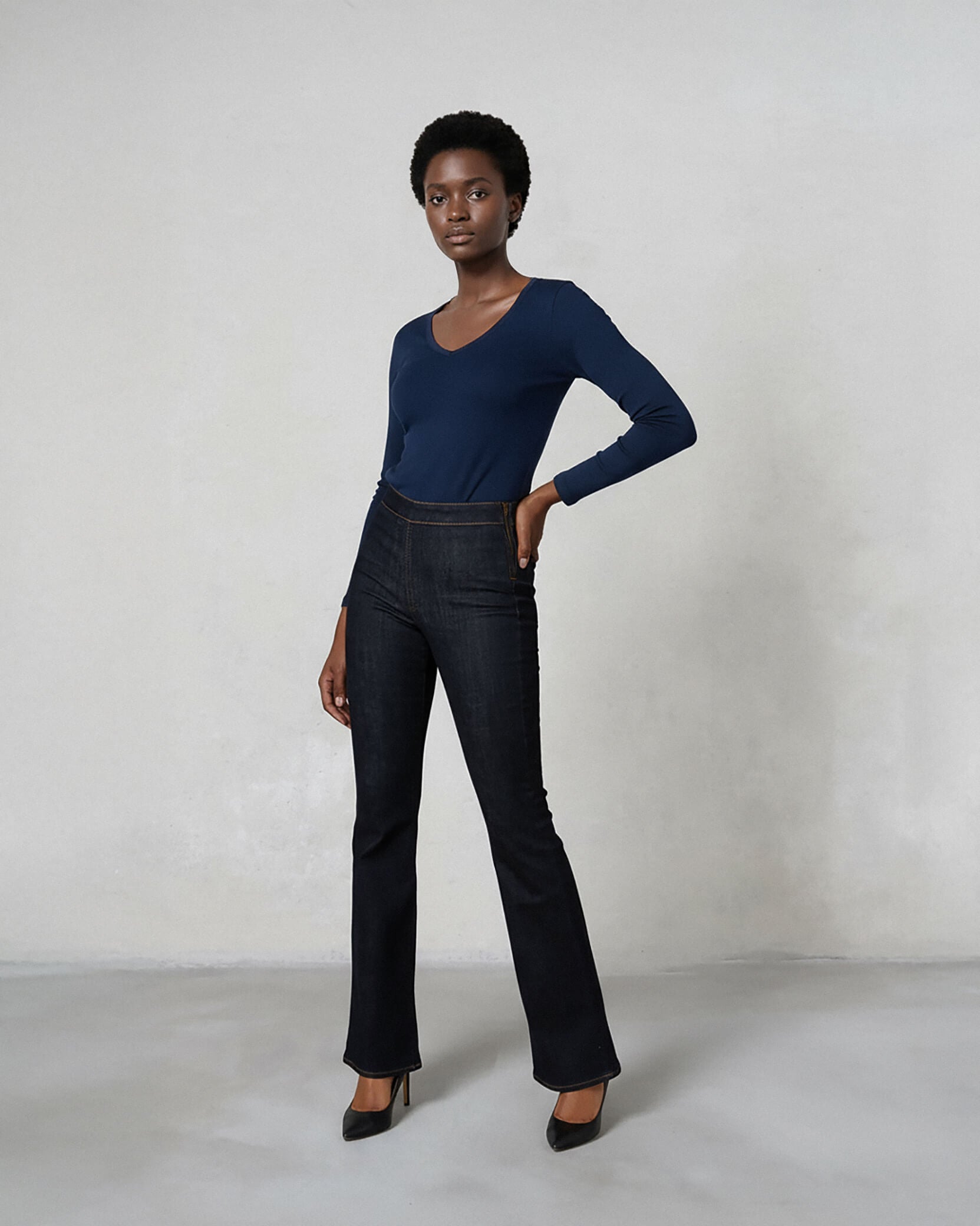 Discover the Lark Bootcut Pull-On Pant in Primrose, designed for a flattering fit through hips and thighs. Perfect for any occasion, elevate your style effortlessly!