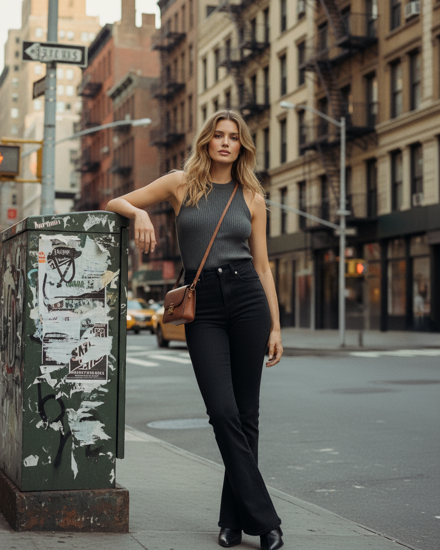 Discover the Ryder in Lucid, the perfect high-rise boot cut jeans for today's cowgirl. Flattering and stylish, these denim pants elevate your western wardrobe.