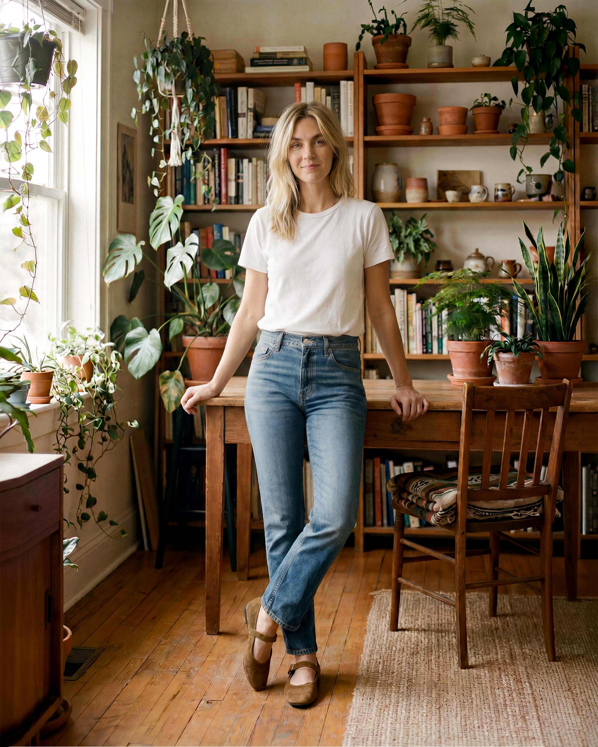 Discover the TASH, a relaxed '90s jean designed for a laid-back vibe. With a straight leg and low-slung fit, it’s perfect for a stylish, boyish look this summer.