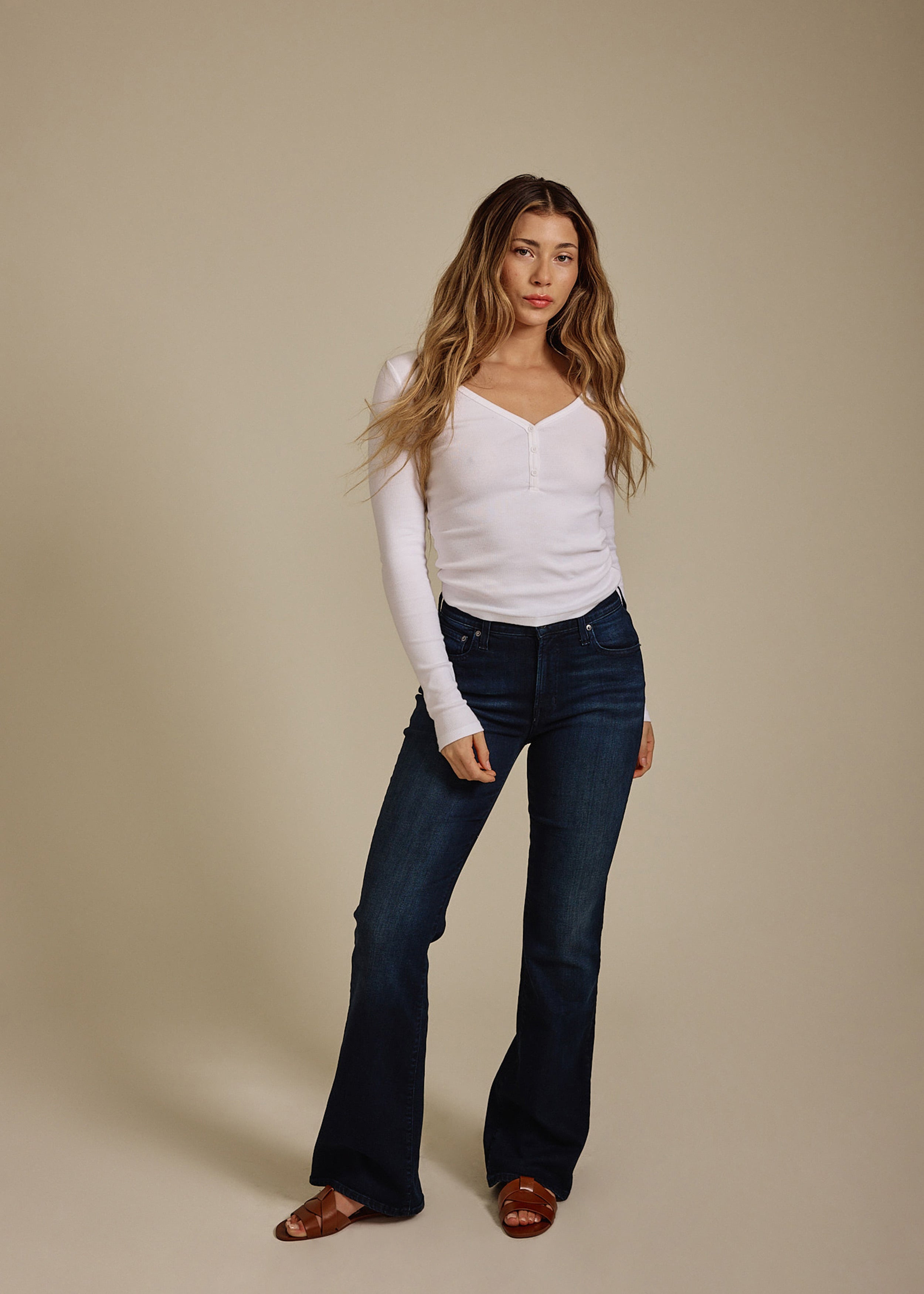 Elevate your style with the Lark Bootcut jeans. Featuring a classic mid-rise and a flattering fit, they provide unmatched comfort and versatility for every occasion.